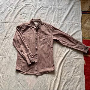 Frank And Oak Jasper Oxford – Heathered Red – Size M – Regular Fit